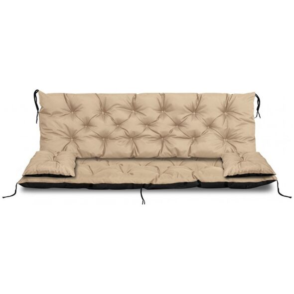 AIO FACTORY ZESTAW OGRODOWY 120x60x50CM + 2 PODUSZKI 42X42 CM BEŻOWY
