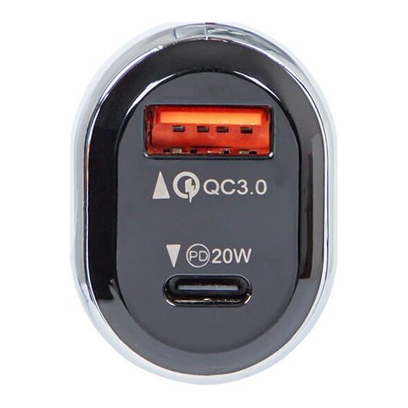Ładowarka Blow 75-777# Ładowarka samochodowa gn.usb+usb-c 38w g38a