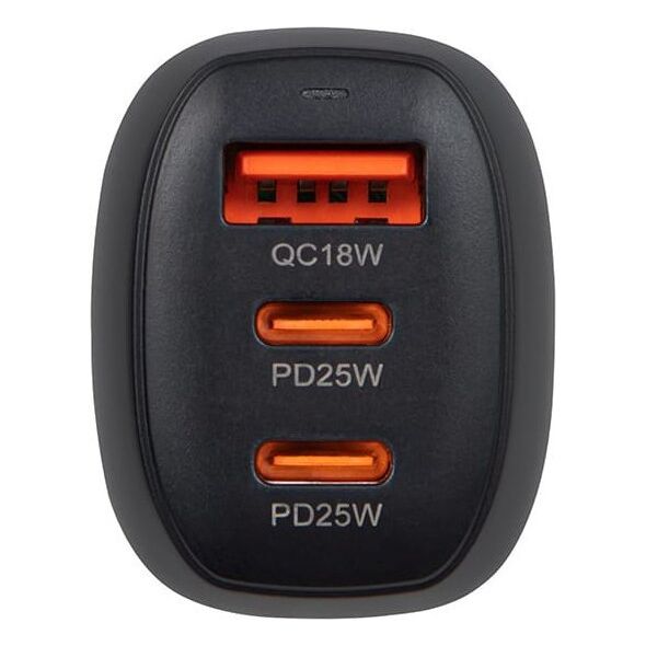 Blow 75-787# Ładowarka samochodowa gn.usb+usb-cx2 50w g50c