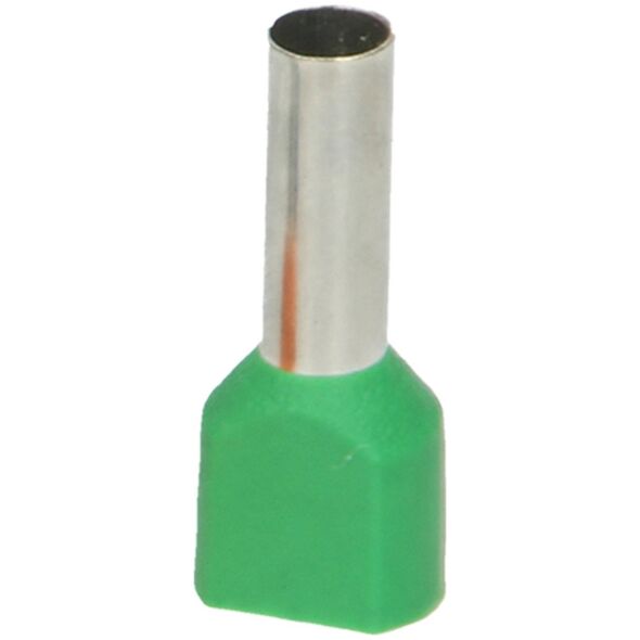 Orno Tulejka izolowana podwójna, przekrój maksymalny 6mm?, długość  miedzianej tulejki 14mm, 100 sztuk.