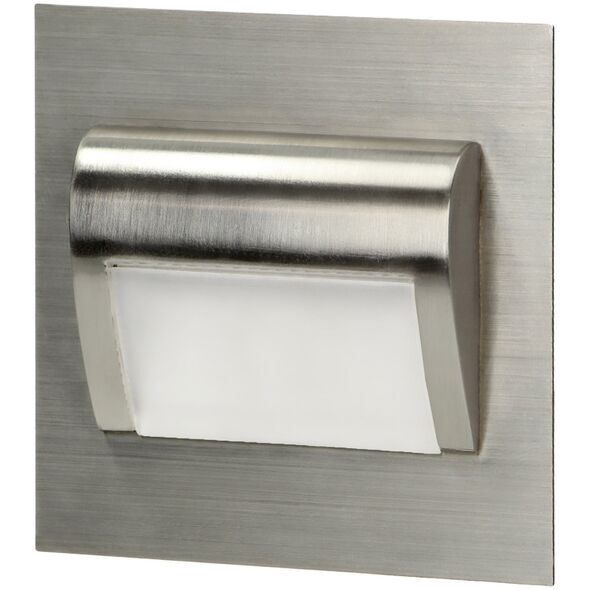 Oprawa schodowa Orno DRACO LED NEW 1,5W, oprawa schodowa podtynkowa, 12VDC, 30lm, 6000K, satyna, innowacyjny sposób montażu
