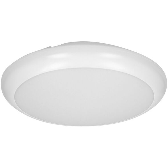 Lampa sufitowa Orno LAPIS LED 12W, plafon oświetleniowy, 800lm, IP65, 4000K, IK10, poliwęglan mleczny, biały