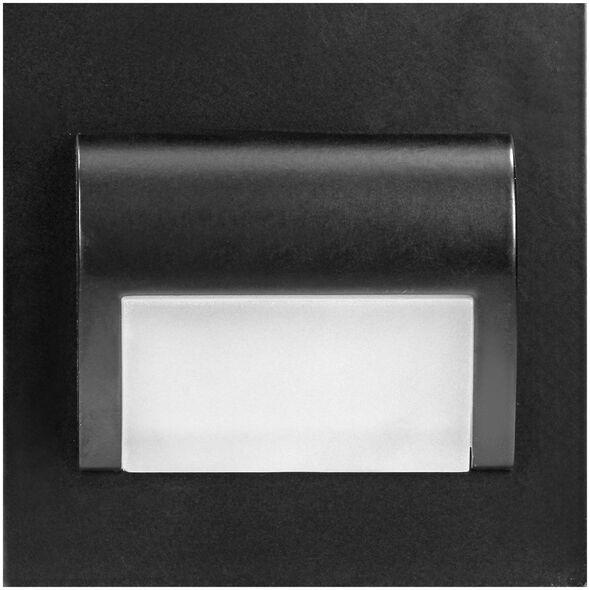 Oprawa schodowa Orno DRACO LED NEW 1,5W, oprawa schodowa podtynkowa, 12VDC, 30lm, 3000K, czarny, innowacyjny sposób montażu