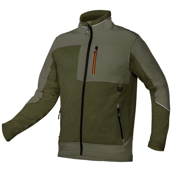 Neo Bluza softshell OUTDOOR, zielona, rozmiar XXXL