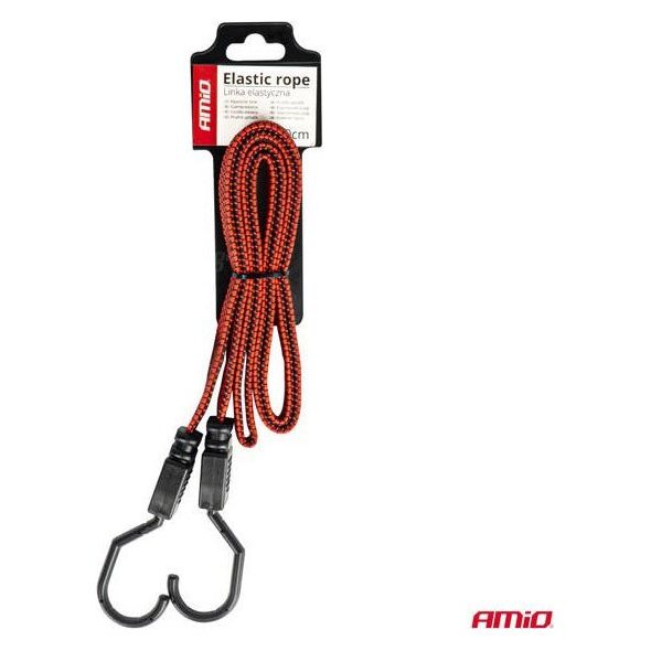 Linka elastyczna płaska guma do mocowania bagażu 80cm BSTRAP-15 AMIO-03303