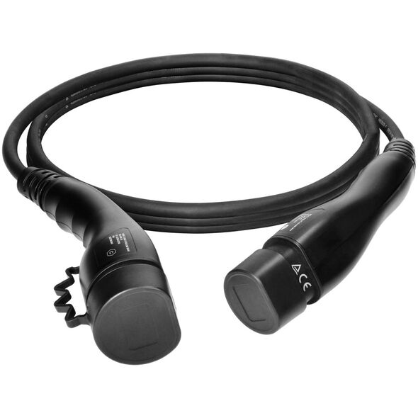 Kabel do ładowania samochodów elektrycznych 3f 400V 16A 11kw 5m TYP2 IP54