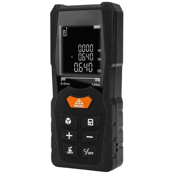 Dalmierz laserowy, zasięg 80 m, IP54