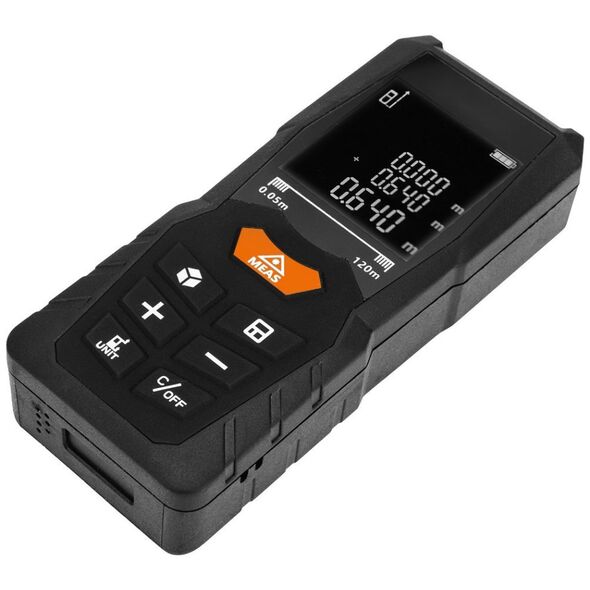 Dalmierz laserowy, zasięg 80 m, IP54