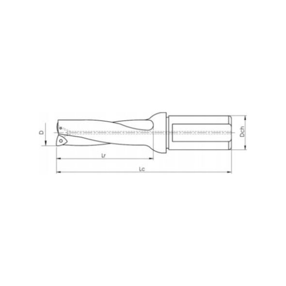 Wiertło składane Baildon WS 3xD 16 mm, 110-51 mm