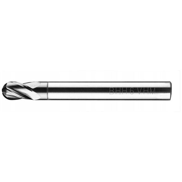 Frez węglikowy Baildon DIN 6527 L FWP2L 3 mm, VHM TiAlN, Z2, 57-7 mm