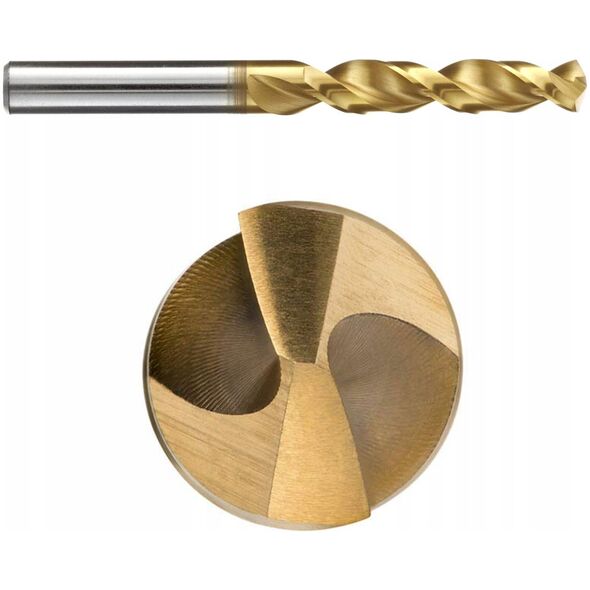 Frez węglikowy Baildon DIN 6527 K FWP3A 4 mm, VHM TiAlN, Z3, 54-5 mm