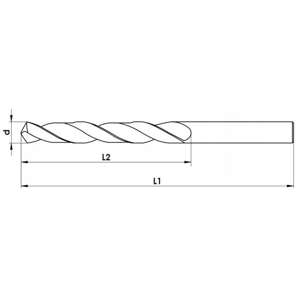 Wiertło do metalu Baildon DIN 338 RN NWKa 20 mm, HSS (S), 205-140 mm