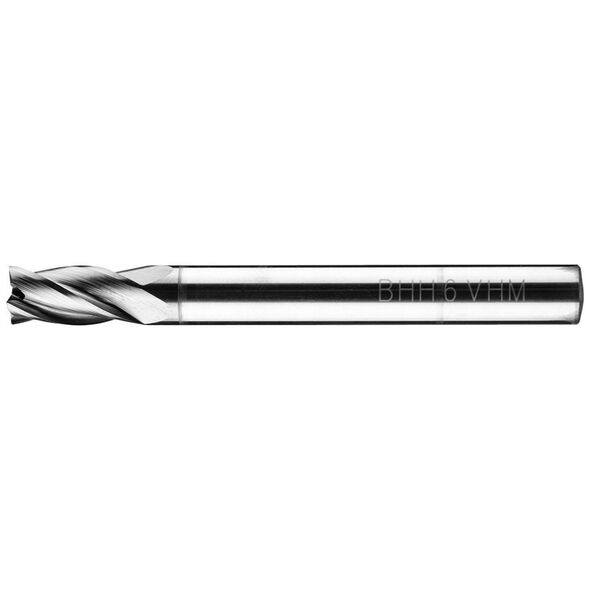 Frez węglikowy Baildon DIN 6527 L FWP4L 4 mm, VHM TiAlN, Z4, 57-8 mm