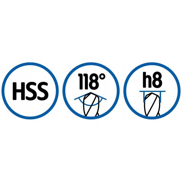 Wiertło 9,4 NWKc DIN 345 RN walc 162-81 HSS pas chwyt MK1