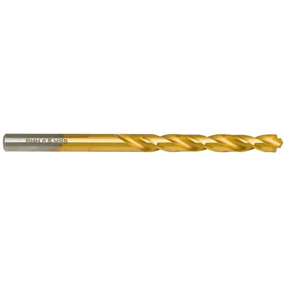 Wiertło do metalu Baildon DIN 338 RN 6,5 mm, HSS TiN (S), 101-63 mm (chwyt 3-płaszczyznowy)