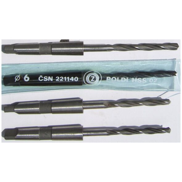 Wiertło do metalu Baildon DIN 345 RN NWKc 6,8 mm, HSS (S), 150-69 mm (chwyt MK1)