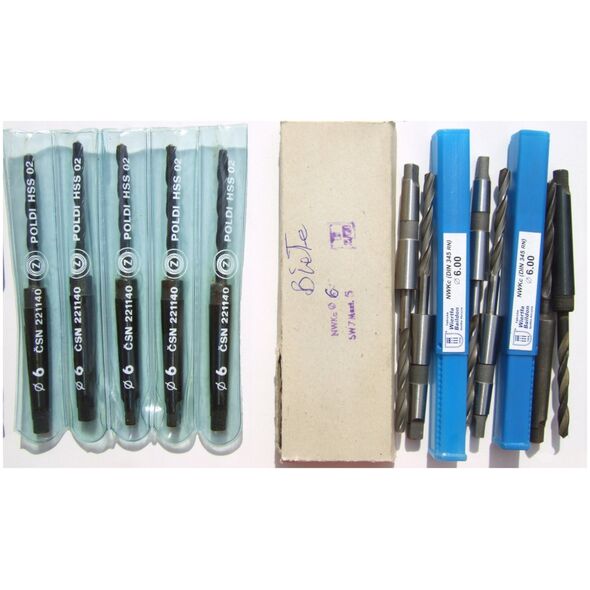 Wiertło do metalu Baildon DIN 345 RN NWKc 6,8 mm, HSS (S), 150-69 mm (chwyt MK1)