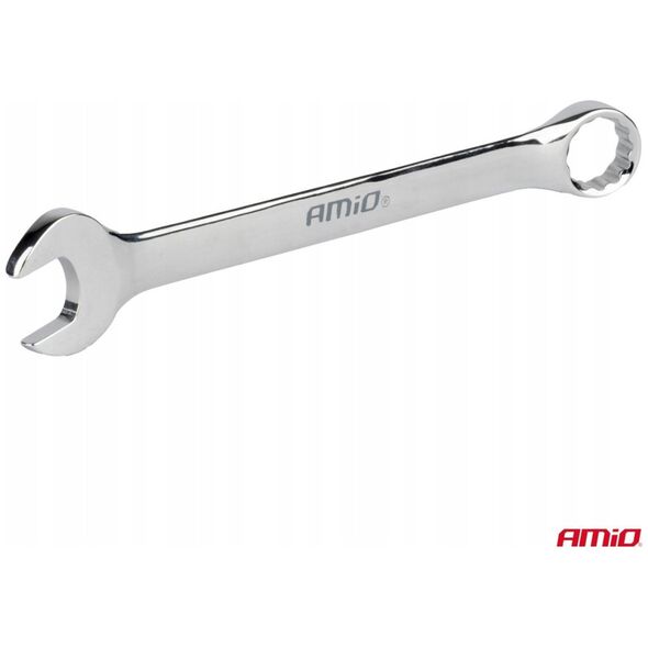 Klucze płaskie oczkowe zestaw kluczy oczkowych 8-19 mm 8 szt. amio-04193
