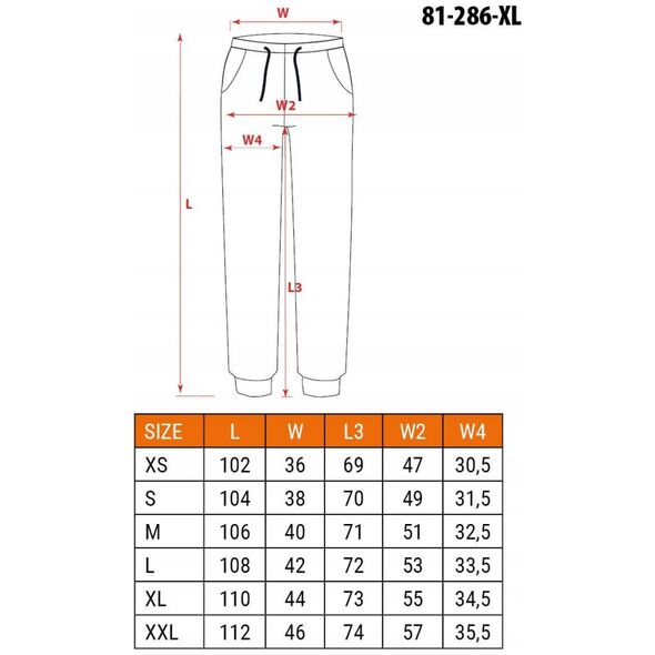 Spodnie robocze OUTDOOR, typu jogger, zielone, rozmiar XL