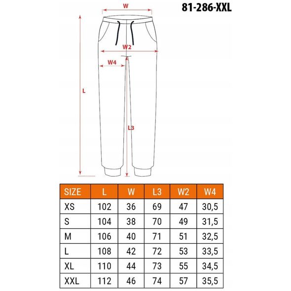 Spodnie robocze OUTDOOR, typu jogger, zielone, rozmiar XXL