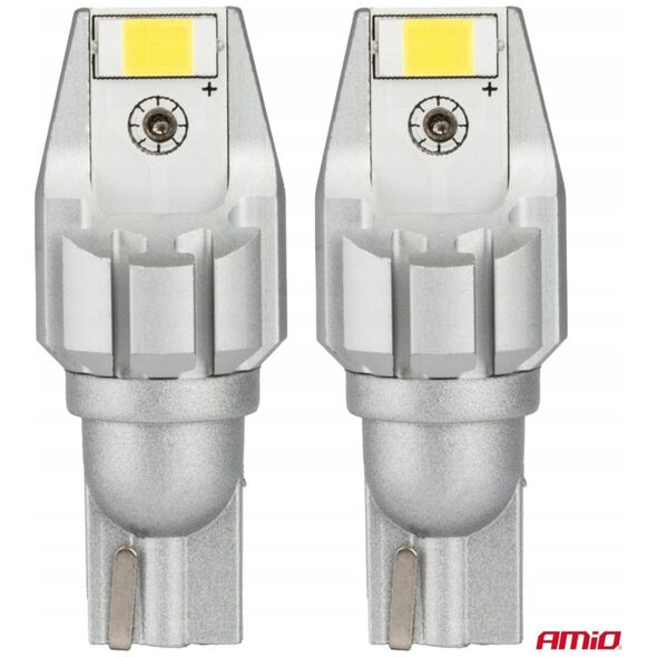 Żarówki led canbus t15 w16w 2smd 3570 white 12v 24v amio-04257