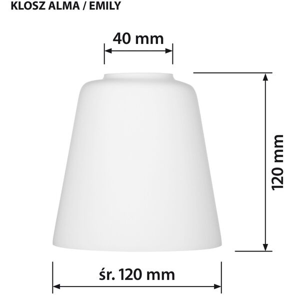 Activejet Klosz do lampy EMILY