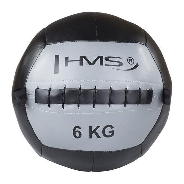 HMS Piłka do ćwiczeń Wall Ball 6kg szara (17-41-026)