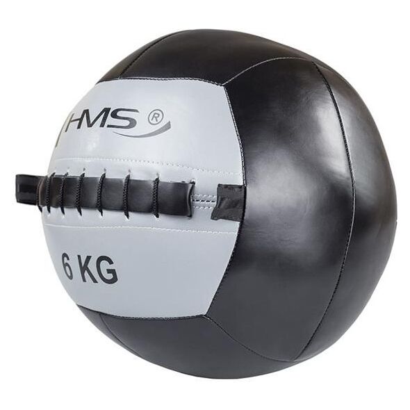 HMS Piłka do ćwiczeń Wall Ball 6kg szara (17-41-026)