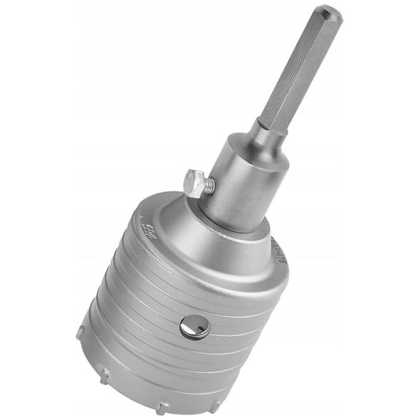 Otwornica widiowa 65 mm z adapterem HEX oraz wiertłem pilotującym