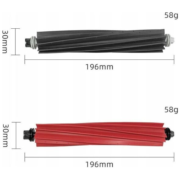 2x Rolka Rolki Szczotki Wałki do Xiaomi Roborock S8 / S8 PRO Ultra / S8+