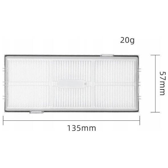 2x Filtr Powietrza Wymienny HEPA do Robota Xiaomi Roborock S8 / S7 PLUS / S8+