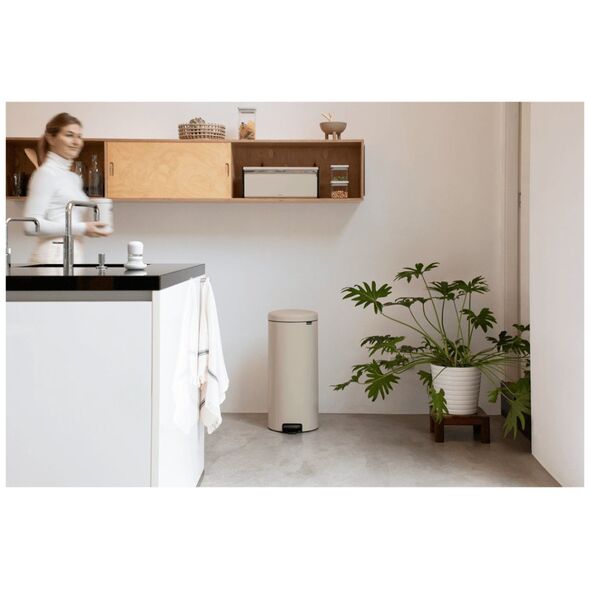 Kosz na śmieci Brabantia Kosz pedałowy New Icon 30l Soft Beige 149962