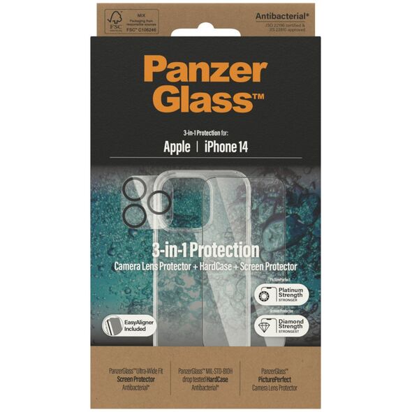 PanzerGlass PanzerGlass iPhone 14 Kit Cover/Glas/Kameralinse 13248887 5711724204012