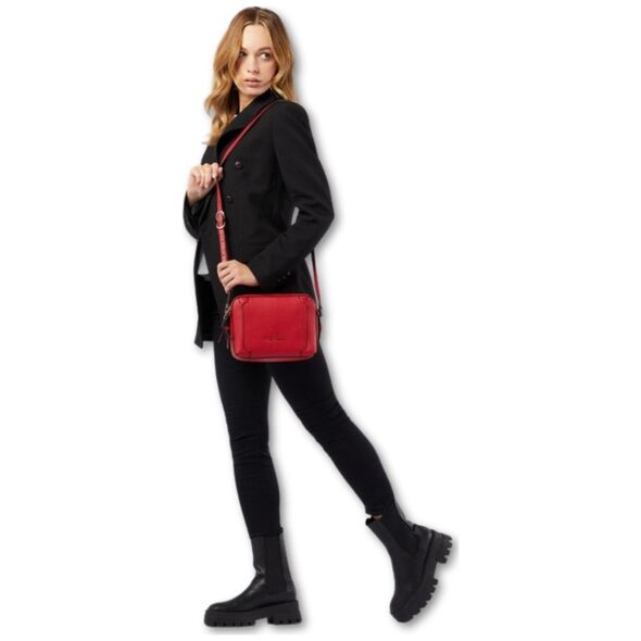 Piquadro Piquadro, Θήκη φωτογραφικής μηχανής, Δερμάτινο, Fanny Pack, Διπλό φερμουάρ, 42022100, Κόκκινο, 23 x 17,5 x 9,5 cm, Για γυναίκες για γυναίκες 13425107 8024671576710