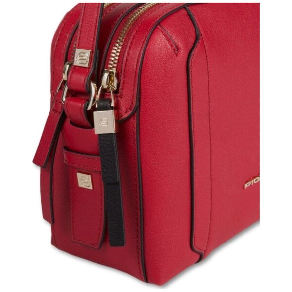 Piquadro Piquadro, Θήκη φωτογραφικής μηχανής, Δερμάτινο, Fanny Pack, Διπλό φερμουάρ, 42022100, Κόκκινο, 23 x 17,5 x 9,5 cm, Για γυναίκες για γυναίκες 13425107 8024671576710