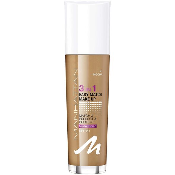 Manhattan Manhattan, Easy Match 3 In 1, Liquid Foundation, 41, Mocha, SPF 20, 30 ml για γυναίκες 13462233 3614227721968