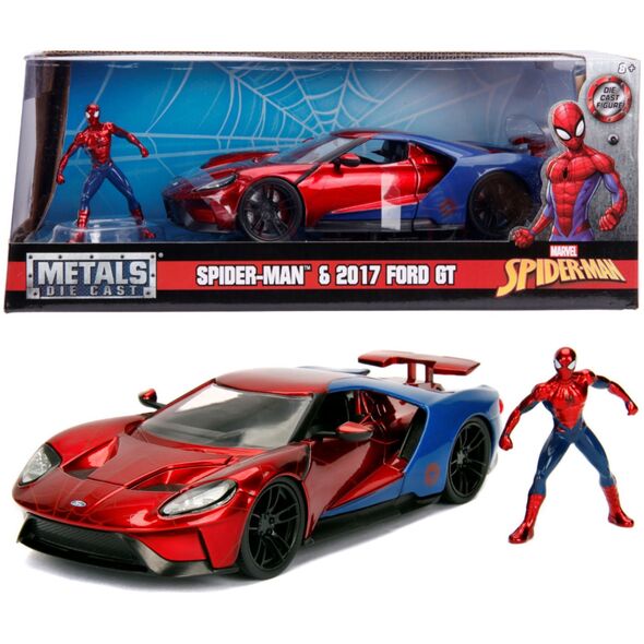 Dickie Auto Ford GT 2017 Spiderman Marvel 1:24