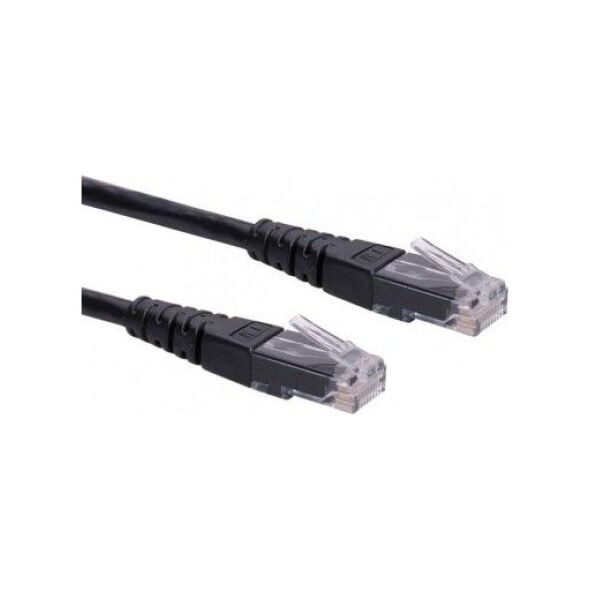 Roline ROLINE PatchCord UTP Kat.6 0.5m czarny