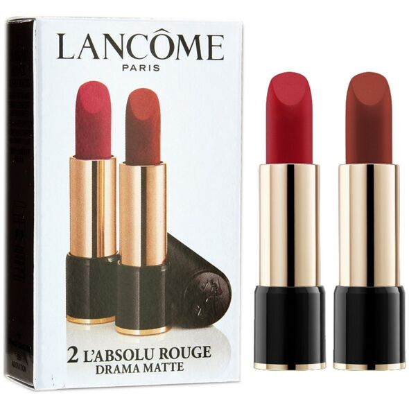 Lancome Σετ Duo, Lancome, L`Absolu Rouge, Ματ, Κρεμ κραγιόν, 290, Δράμα, 2 τμχ, 3,4 g Για γυναίκες 14240054 3660732539567
