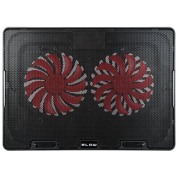 Blow 66-368# Podstawka chłodząca laptop 2 fan samba red
