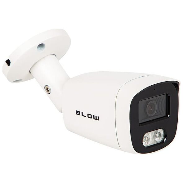 Kamera IP Blow 77-856# Kamera ip blow 8mp bl-i8hl28bwm/poe biała tubowa mikrofon hybridlight