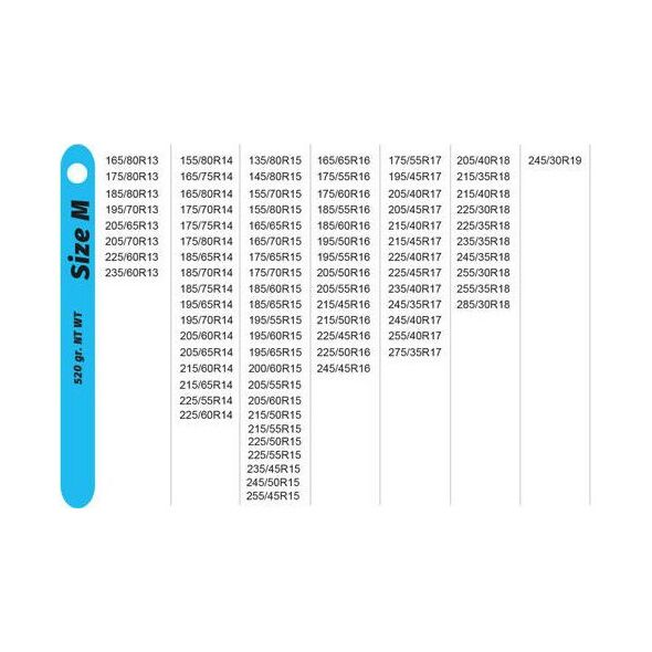 Łańcuchy śniegowe tekstylne Isse Easy Sock rozmiar M EN16662-1-2020 ONORM 5121- 2021 2 szt.