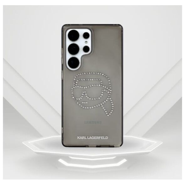 Etui Karl Lagerfeld Rhinestones Karl      Head Logo Samsung Galaxy S25 Ultra czarny