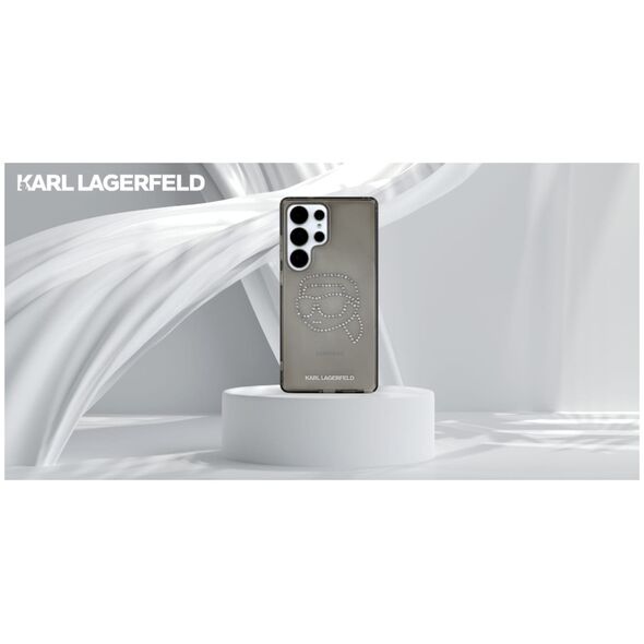 Etui Karl Lagerfeld Rhinestones Karl      Head Logo Samsung Galaxy S25 Ultra czarny
