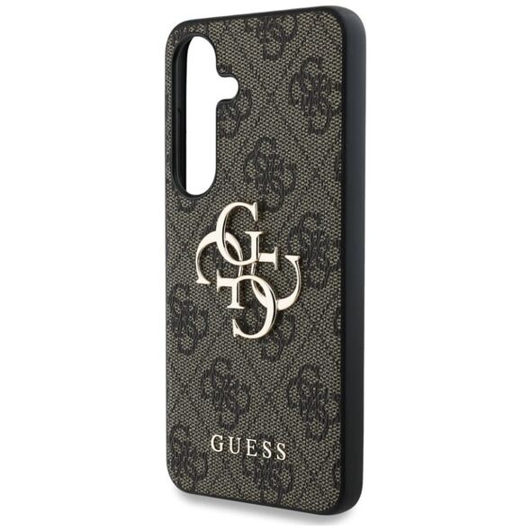 GUESS futerał do SAMSUNG S25 GUHCS25S4GMGBR (4G PU Big Logo) brązowy