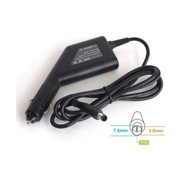 Τροφοδοτικό laptop Energy4U Energy4U CA17 19,5V / 2,05A (7,4x5,0mm + PIN) 40W, τροφοδοτικό αυτοκινήτου για φορητό υπολογιστή HP 12589721 5901571082172