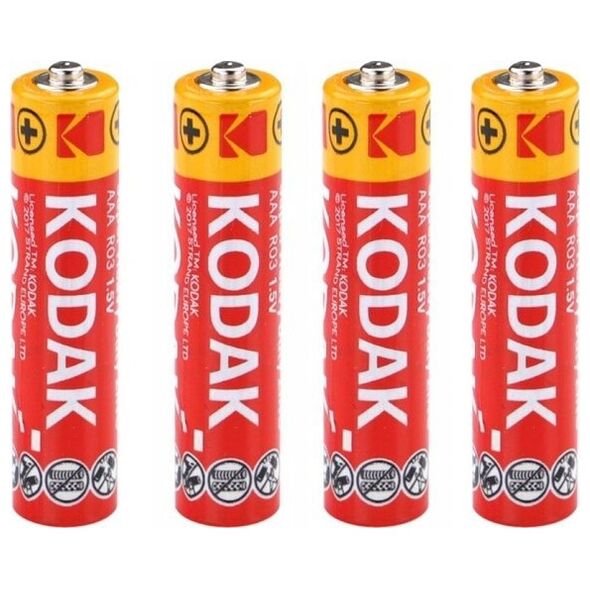 Kodak 60x Battery Kodak Finger Batteries R03 R3 Aaa 1,5v 13305004 5904647820005