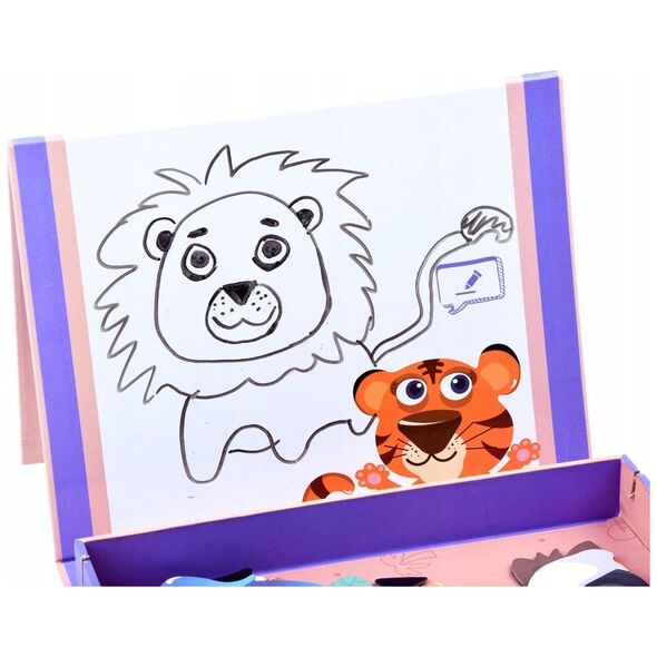 Puzzle magnetyczne zwierzęta 54el tablica ZA3971