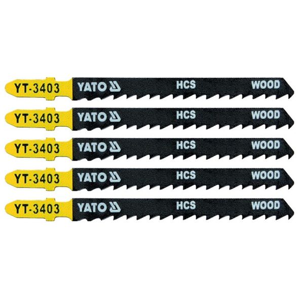 Yato Brzeszczot do wyrzynarki typ T HCS do drewna 5cz. TPI6 YT-3403