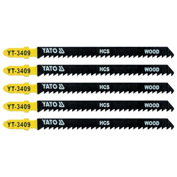 Yato Brzeszczot do wyrzynarki typ T HCS do drewna 5cz. TPI8 YT-3409